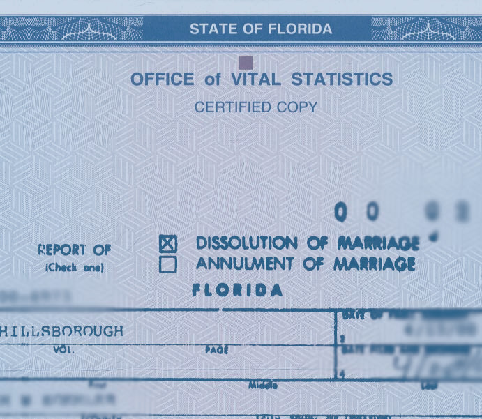 Divorce Certificate